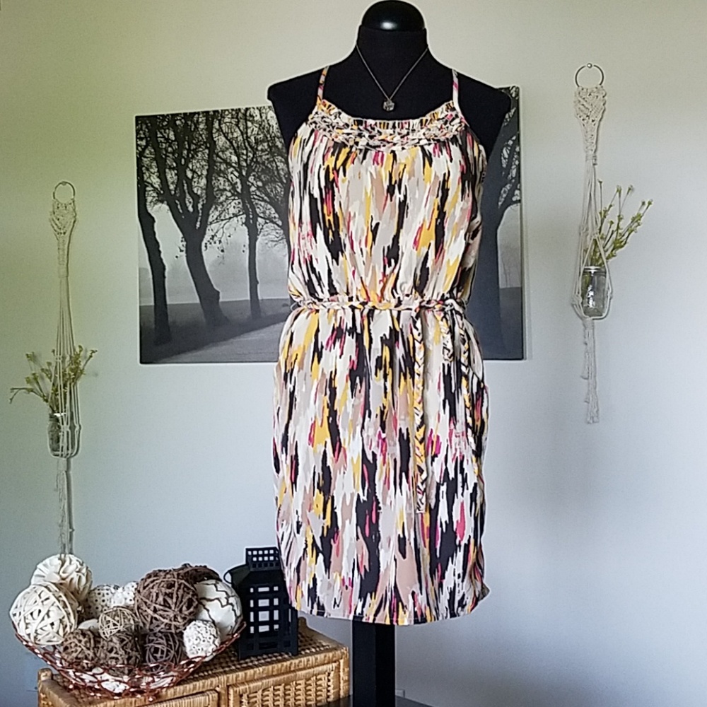 Banana Republic abstract summer dress